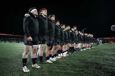 070326 - Ireland U20s v Wales U20s - U20s Six Nations Championship - Wales sing the anthem