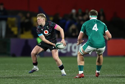 070326 - Ireland U20s v Wales U20s - U20s Six Nations Championship - Lloyd Lucas of Wales 