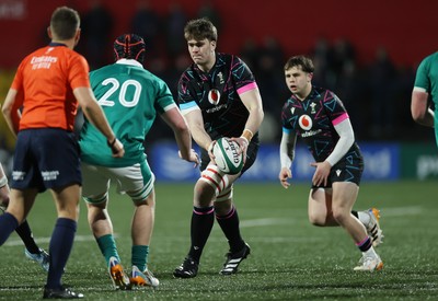 070326 - Ireland U20s v Wales U20s - U20s Six Nations Championship - Oscar Rees of Wales 