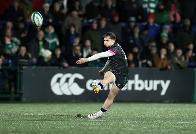 070326 - Ireland U20s v Wales U20s - U20s Six Nations Championship - Carwyn Leggatt-Jones of Wales kicks the conversion