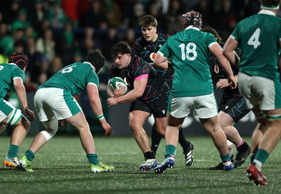 070326 - Ireland U20s v Wales U20s - U20s Six Nations Championship - George Leyland of Wales 
