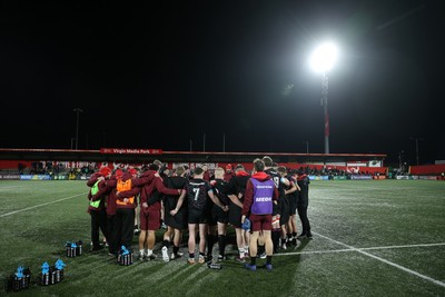 070326 - Ireland U20s v Wales U20s - U20s Six Nations Championship - Wales team huddle at full time
