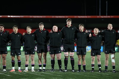 070326 - Ireland U20s v Wales U20s - U20s Six Nations Championship - Wales sing the anthem