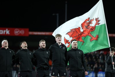 070326 - Ireland U20s v Wales U20s - U20s Six Nations Championship - Wales sing the anthem
