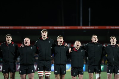 070326 - Ireland U20s v Wales U20s - U20s Six Nations Championship - Wales sing the anthem