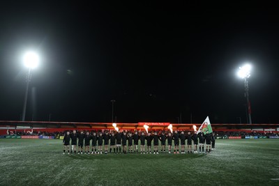 070326 - Ireland U20s v Wales U20s - U20s Six Nations Championship - Wales during the anthem