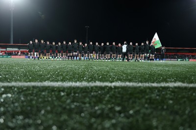 070326 - Ireland U20s v Wales U20s - U20s Six Nations Championship - Wales during the anthem