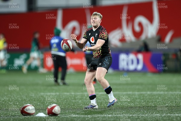 070326 - Ireland U20s v Wales U20s - U20s Six Nations Championship - Lloyd Lucas of Wales 