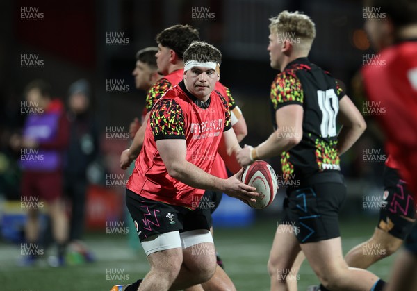 070326 - Ireland U20s v Wales U20s - U20s Six Nations Championship - Wales during the warm up