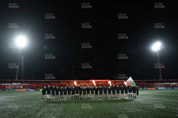 070326 - Ireland U20s v Wales U20s - U20s Six Nations Championship - Wales sing the anthem
