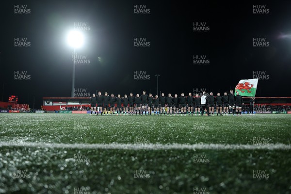 070326 - Ireland U20s v Wales U20s - U20s Six Nations Championship - Wales sing the anthem