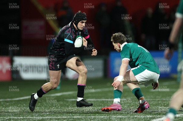 070326 - Ireland U20s v Wales U20s - U20s Six Nations Championship - Osian Darwin-Lewis of Wales 