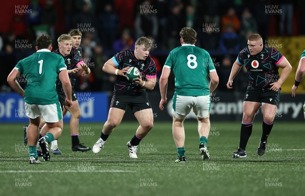 070326 - Ireland U20s v Wales U20s - U20s Six Nations Championship - George Tuckley of Wales 