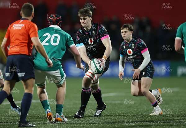 070326 - Ireland U20s v Wales U20s - U20s Six Nations Championship - Oscar Rees of Wales 