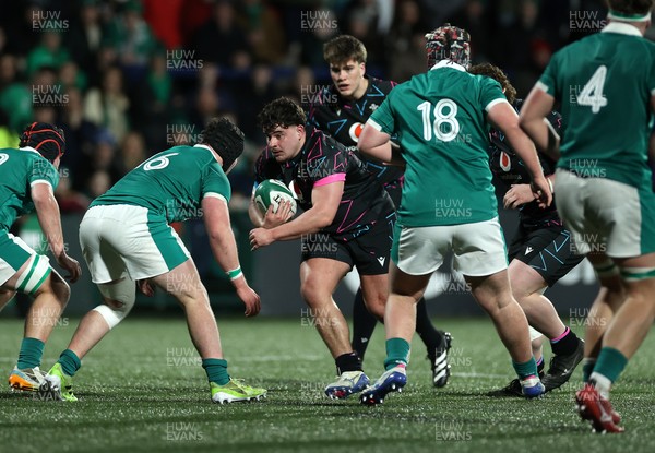070326 - Ireland U20s v Wales U20s - U20s Six Nations Championship - George Leyland of Wales 
