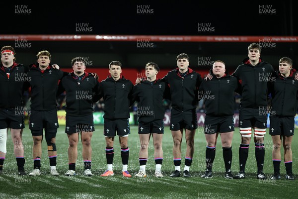 070326 - Ireland U20s v Wales U20s - U20s Six Nations Championship - Wales sing the anthem