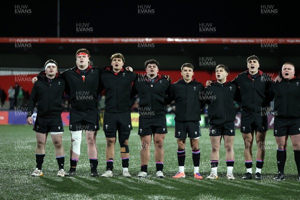 070326 - Ireland U20s v Wales U20s - U20s Six Nations Championship - Wales sing the anthem