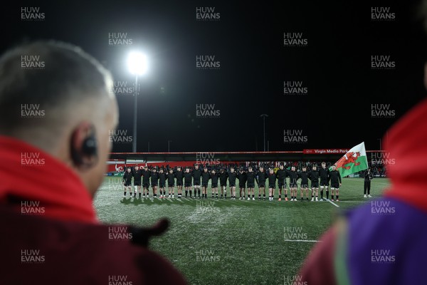 070326 - Ireland U20s v Wales U20s - U20s Six Nations Championship - Wales during the anthem