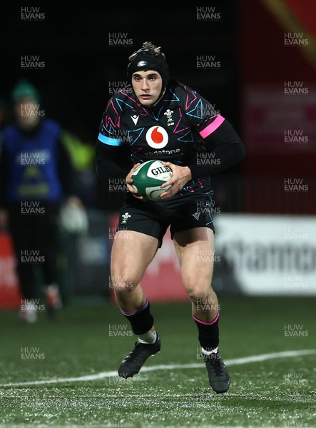 070326 - Ireland U20s v Wales U20s - U20s Six Nations Championship - Osian Darwin-Lewis of Wales 