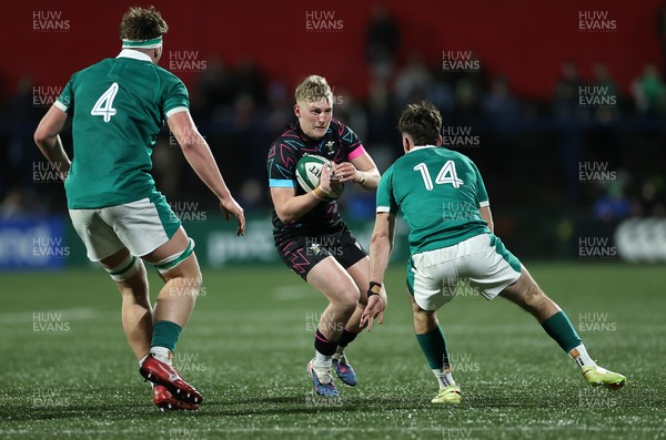 070326 - Ireland U20s v Wales U20s - U20s Six Nations Championship - Lloyd Lucas of Wales 