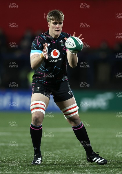 070326 - Ireland U20s v Wales U20s - U20s Six Nations Championship - Oscar Rees of Wales 