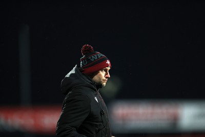 230224 - Ireland U20s v Wales U20s - U20s 6 Nations Championship - Wales U20s Head Coach Richard Whiffin 