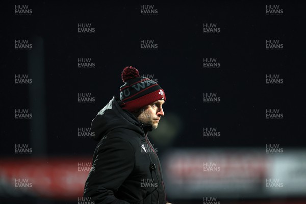 230224 - Ireland U20s v Wales U20s - U20s 6 Nations Championship - Wales U20s Head Coach Richard Whiffin 