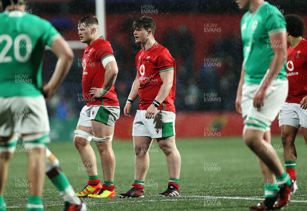 230224 - Ireland U20s v Wales U20s - U20s 6 Nations Championship - Will Austin of Wales 