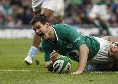 241112 Ireland v Argentina - Autumn Internationals 2012 - Jonathan Sexton scores the second try for Ireland 