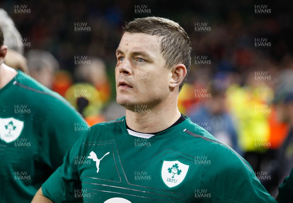 16/11/13 - Ireland v Australia - Guiness SeriesA dejected Brian O'Driscoll, of Ireland, after the game (c) Huw Evans Picture Agency