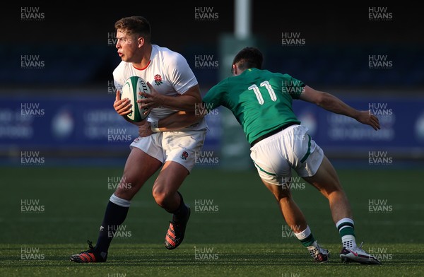 010721 - Ireland v England - U20s 6 Nations Championship - Dan Lancaster of England is tackled by Chris Cosgrave of Ireland