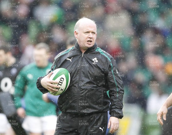 100213 - Ireland v England, 2013 RBS 6 Nations - Declan Kidney head coach of Ireland