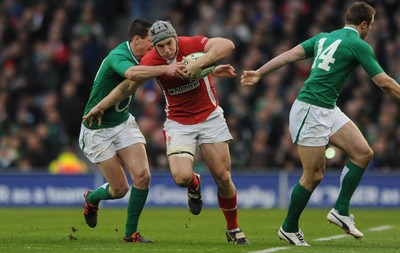 05.02.12 - Ireland v Wales - RBS Six Nations 2012 -.Jamie Roberts of Wales..