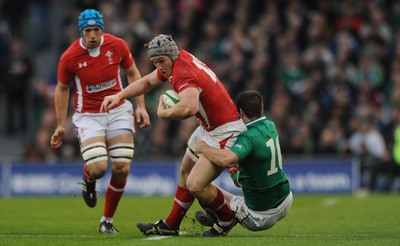 05.02.12 - Ireland v Wales - RBS Six Nations 2012 -.Jamie Roberts of Wales..