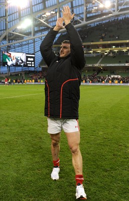 05.02.12 - Ireland v Wales - RBS Six Nations 2012 -.Sam Warburton of Wales celebrate at the end of the game..