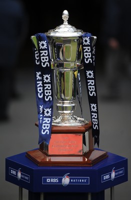 05.02.12 - Ireland v Wales - RBS Six Nations 2012 -.RBS 6 Nations trophy..