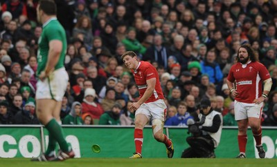 05.02.12 - Ireland v Wales - RBS Six Nations 2012 -.Rhys Priestland of Wales..