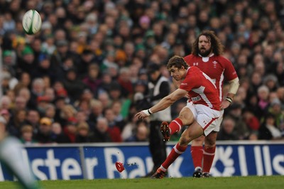 05.02.12 - Ireland v Wales - RBS Six Nations 2012 -.Leigh Halfpenny of Wales..