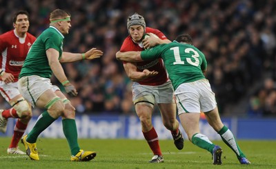 05.02.12 - Ireland v Wales - RBS Six Nations 2012 -.Jonathan Davies of Wales..