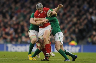 05.02.12 - Ireland v Wales - RBS Six Nations 2012 -.Jonathan Davies of Wales..