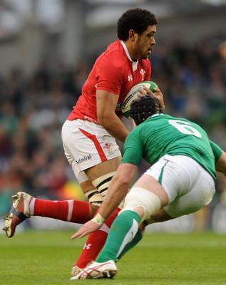 05.02.12 - Ireland v Wales - RBS Six Nations 2012 -.Toby Faletau of Wales..