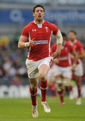 05.02.12 - Ireland v Wales - RBS Six Nations 2012 -.Alex Cuthbert of Wales..