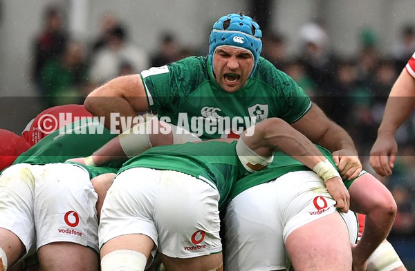 050222 - Ireland v Wales - Guinness Six Nations - Tadhg Beirne of Ireland
