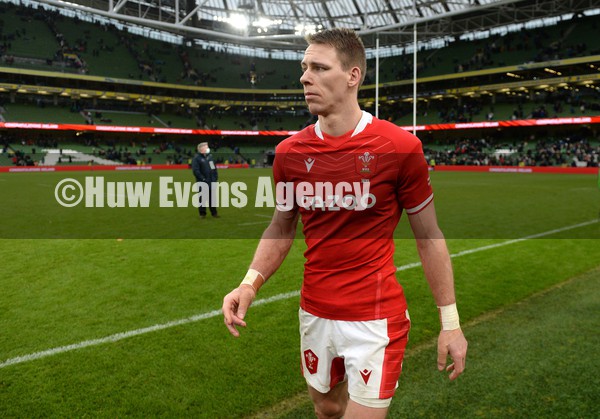 050222 - Ireland v Wales - Guinness Six Nations - Liam Williams of Wales at the end of the game