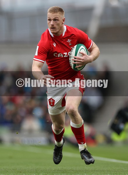 050222 - Ireland v Wales - Guinness Six Nations Championship - Johnny McNicholl of Wales