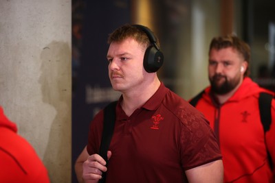 060326 - Ireland v Wales - Guinness Six Nations Championship - Dewi Lake of Wales arrives at the stadium