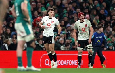 060326 - Ireland v Wales - Guinness Six Nations Championship - Louie Hennessey of Wales on his debut