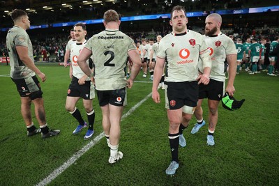 060326 - Ireland v Wales - Guinness Six Nations Championship - Ryan Elias of Wales at full time