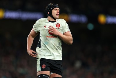 060326 - Ireland v Wales - Guinness Six Nations Championship - Dafydd Jenkins of Wales 