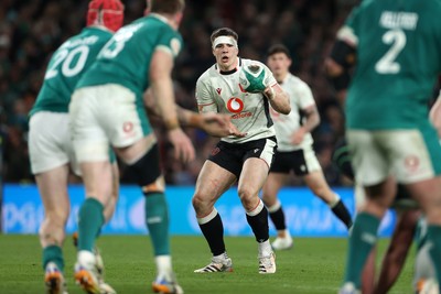 060326 - Ireland v Wales - Guinness Six Nations Championship - Joe Hawkins of Wales 